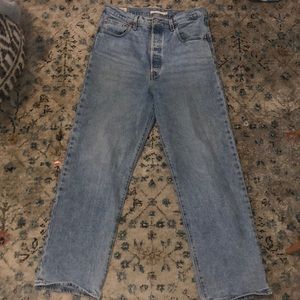 Levis Ribcage Straight Leg Jeans